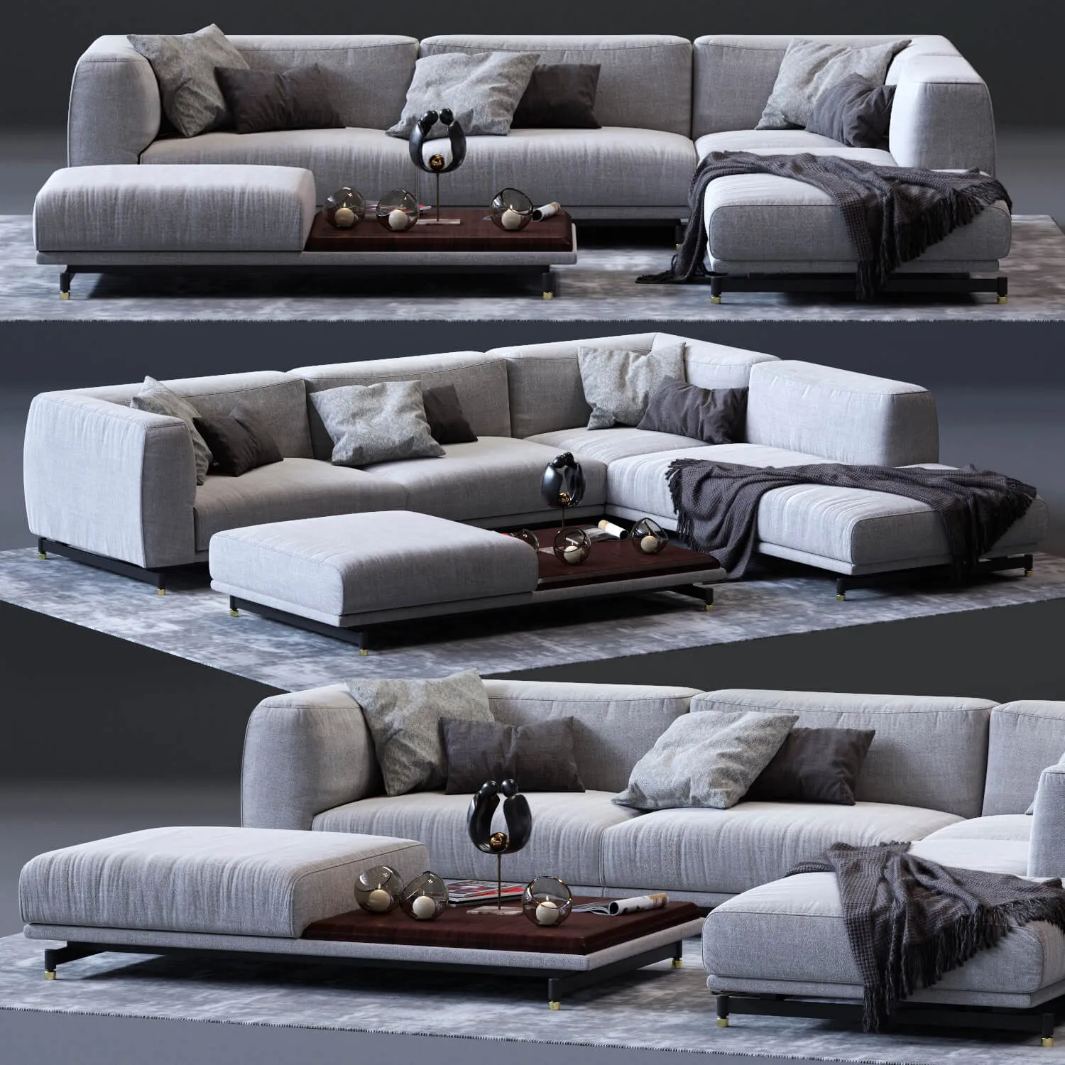 furniture – Ditre Italia sofa 01 3ds Max