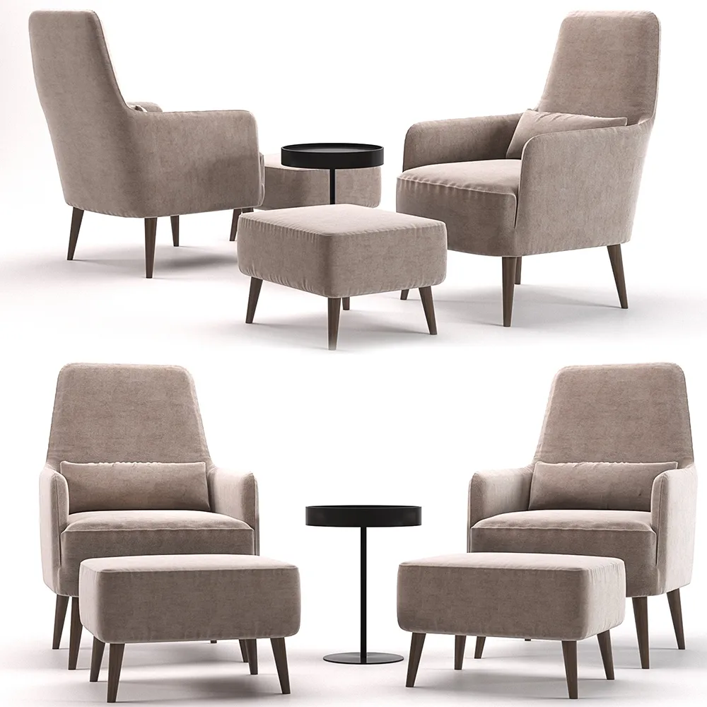 furniture – Ditre Ray armchair 2 3ds Max