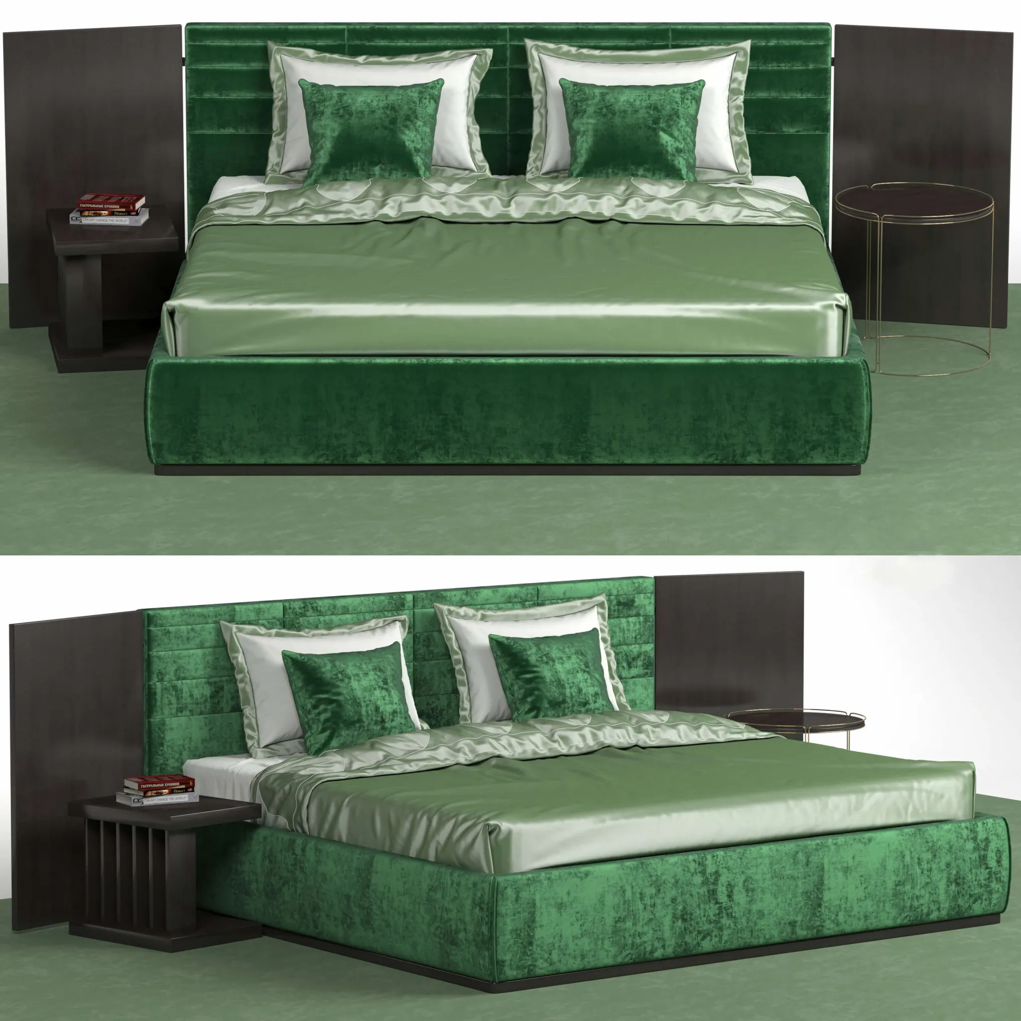 furniture – Ditreitalia Grandangolo bed 01 3ds Max