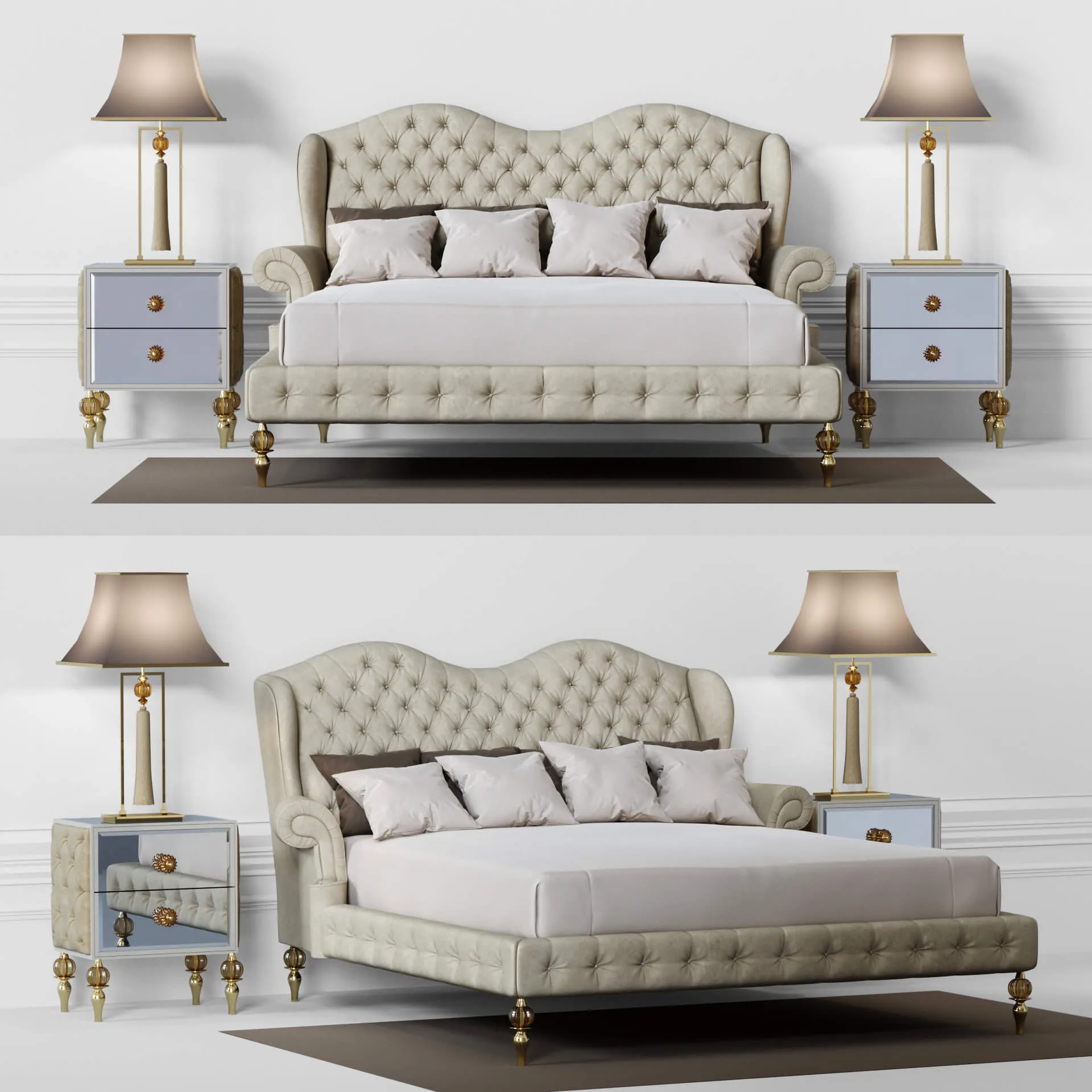 furniture – Dolfi Adelaide bed 06 3ds Max