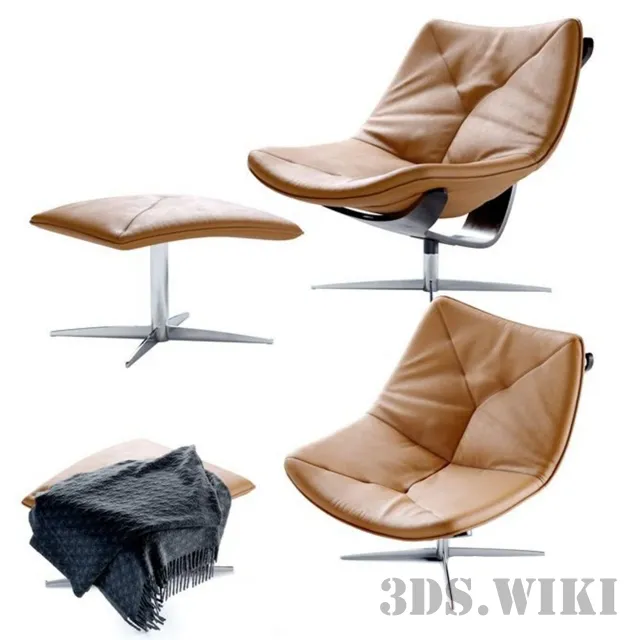 furniture – Dolphin armchair 3ds Max
