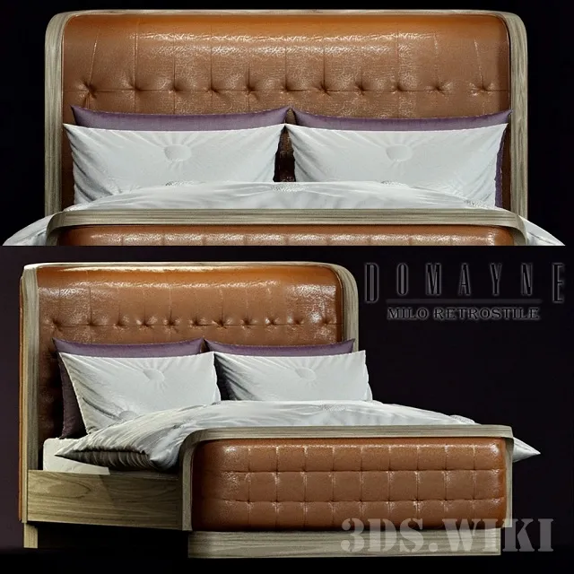 furniture – Domine Milo bed 3ds Max