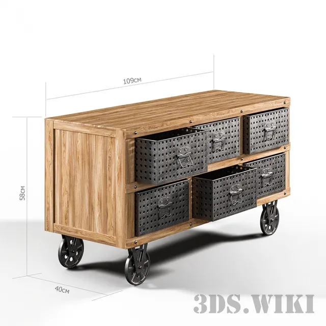 furniture – Dot & Bo Grover Cabinet 3ds Max