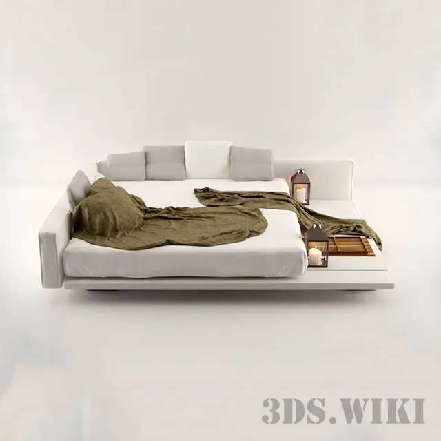furniture – Double bed Ivano Redaelli You and Me 3ds Max
