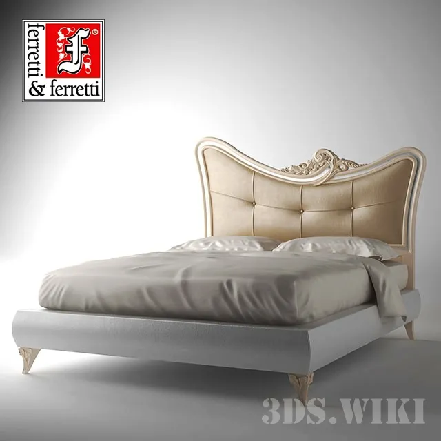 furniture – Double bed LTTOD5A-189 Ferretti & Ferretti 3ds Max