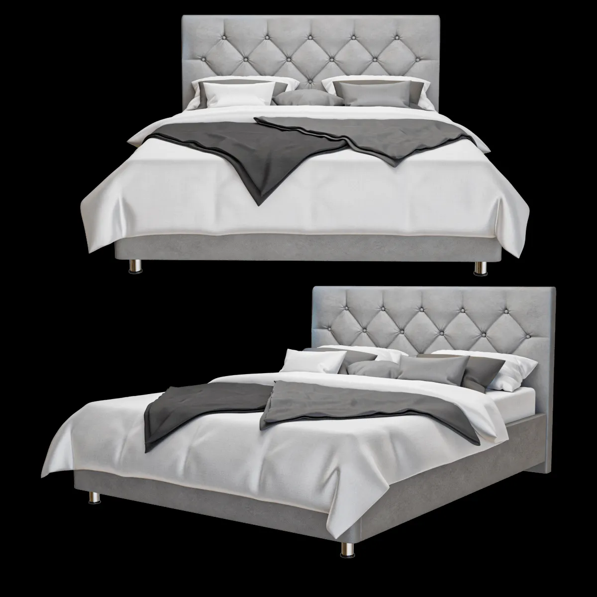 furniture – Double bed Marlena 3ds Max