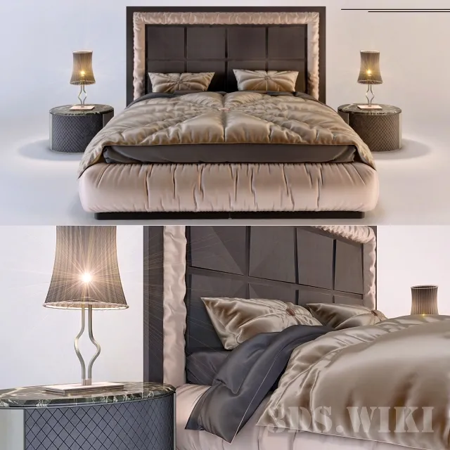 furniture – Double Bed Paka Bed 3ds Max