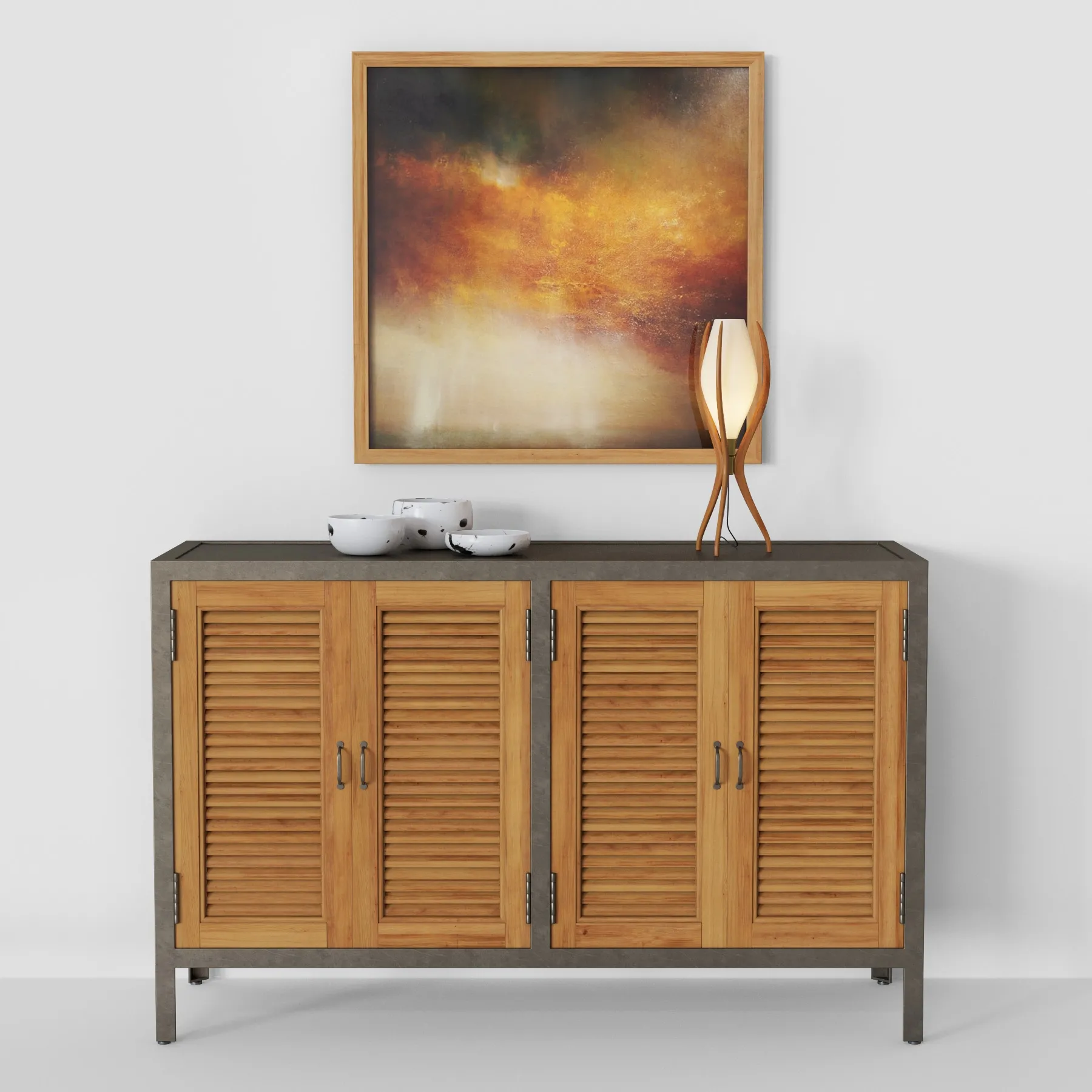 furniture – Double Shutter Doors Holbrook Sideboard 3ds Max