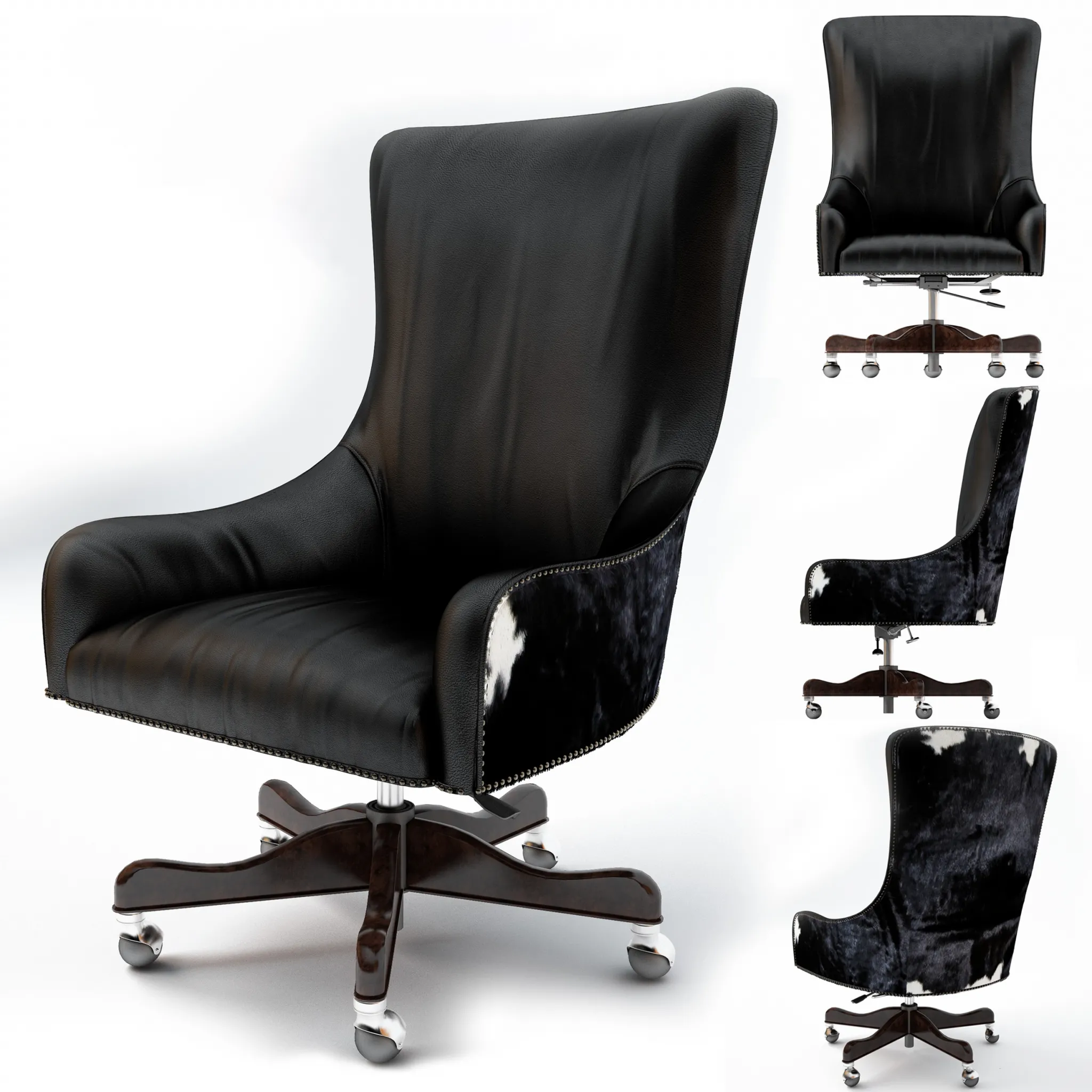 furniture – Dougherty Hairhide Executive Office Chair 3ds Max