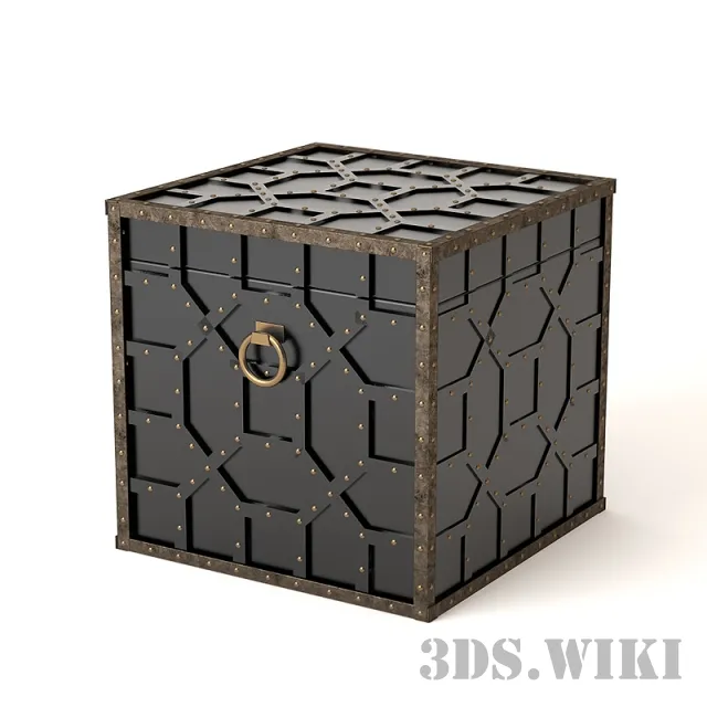 furniture – Dresser black 3ds Max