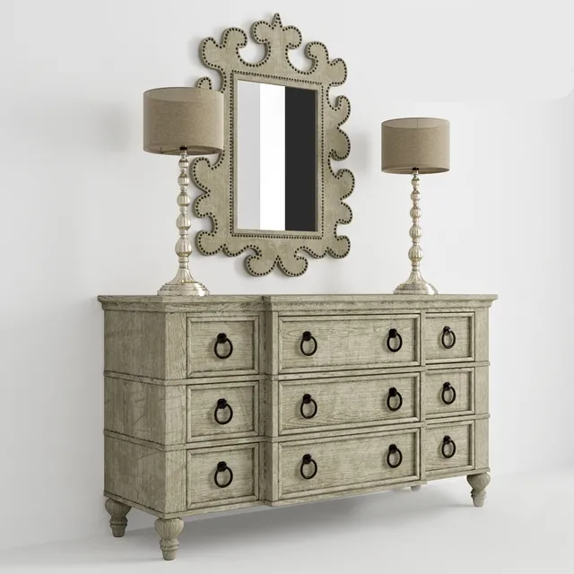 furniture – Dresser lexington 3ds Max