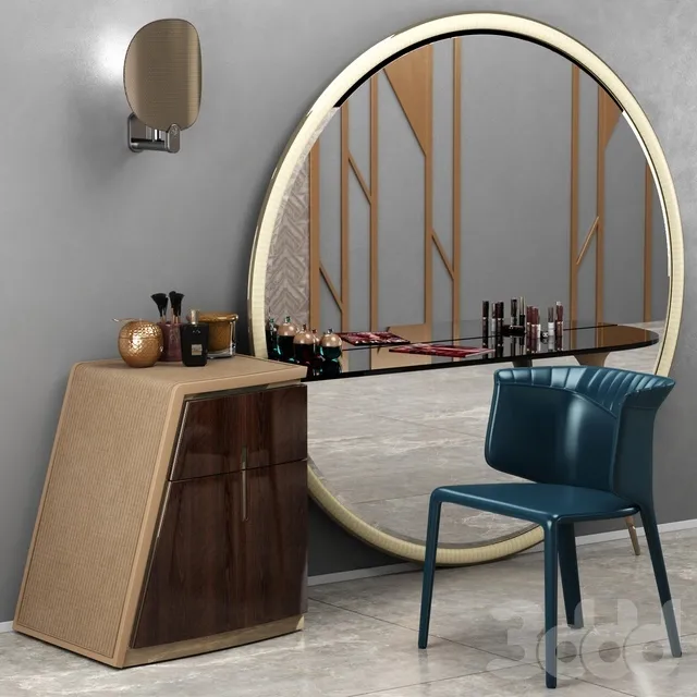 FURNITURE – DRESSING TABLE – 3D MODELS – 3DS MAX – FREE DOWNLOAD – 8202