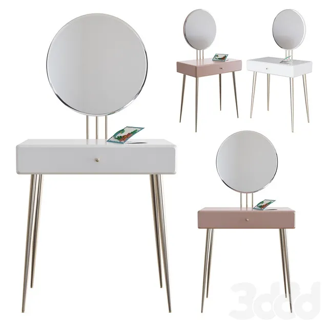 FURNITURE – DRESSING TABLE – 3D MODELS – 3DS MAX – FREE DOWNLOAD – 8206