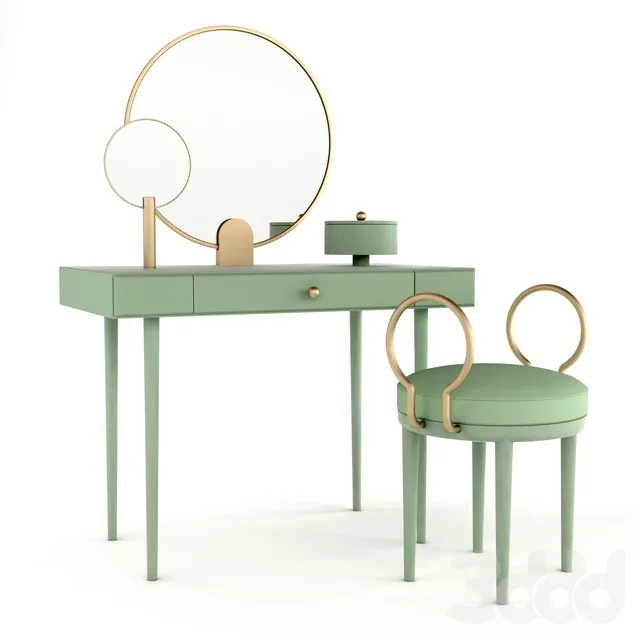 FURNITURE – DRESSING TABLE – 3D MODELS – 3DS MAX – FREE DOWNLOAD – 8220