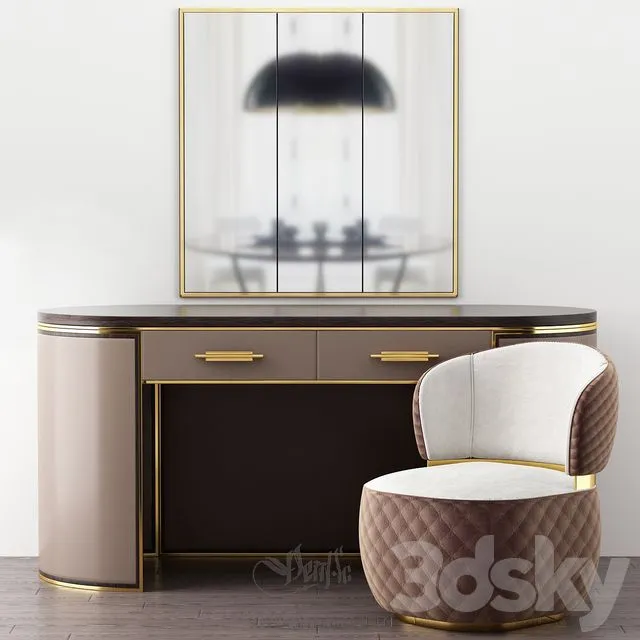 FURNITURE – DRESSING TABLE – 3D MODELS – 3DS MAX – FREE DOWNLOAD – 8237