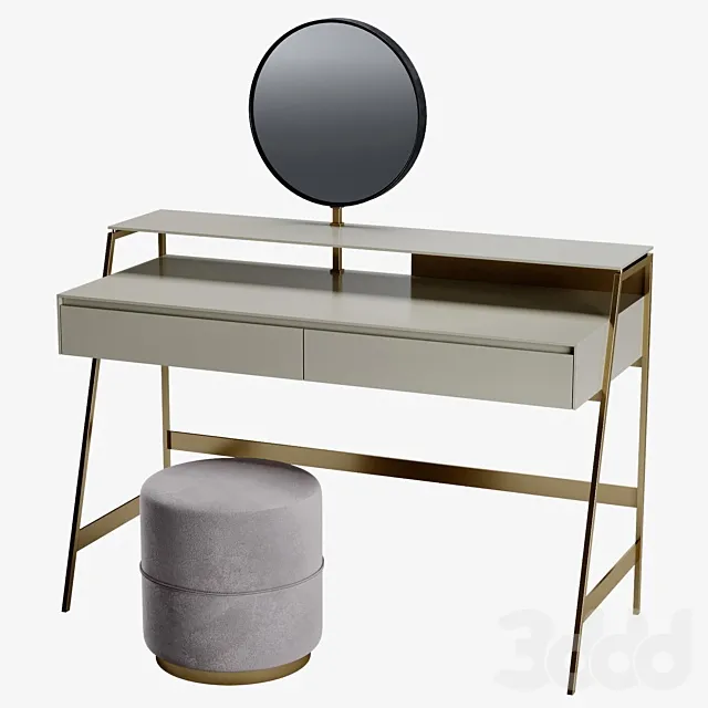 FURNITURE – DRESSING TABLE – 3D MODELS – 3DS MAX – FREE DOWNLOAD – 8273