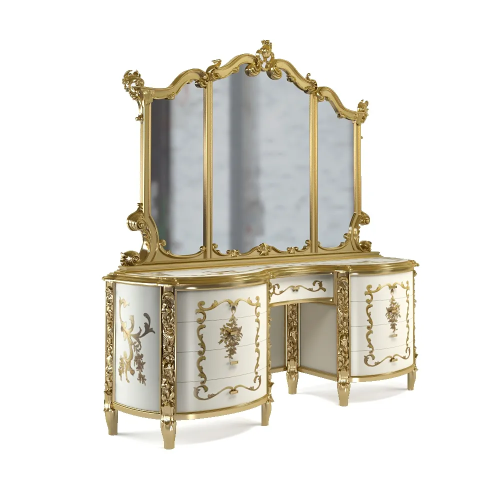 furniture – Dressing table and mirror.MeroniFrancesco.Model Amanda 3ds Max
