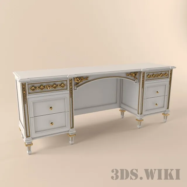 furniture – Dressing table (vanity) TURRI TOSCA 3ds Max