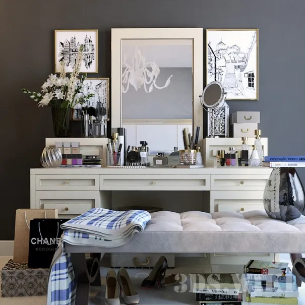 furniture – Dressing Table2 3ds Max