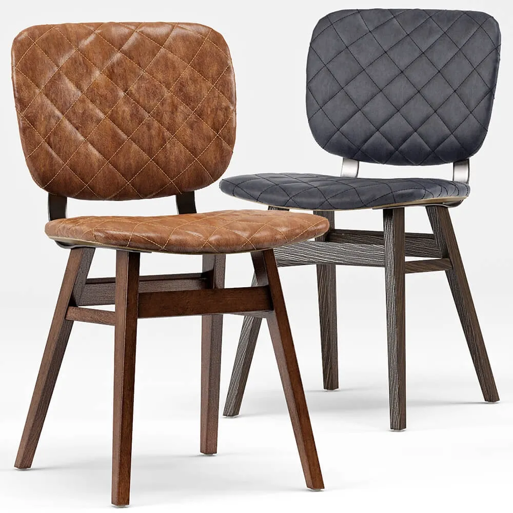 furniture – Drifter industrial loft leather dining chair 3ds Max