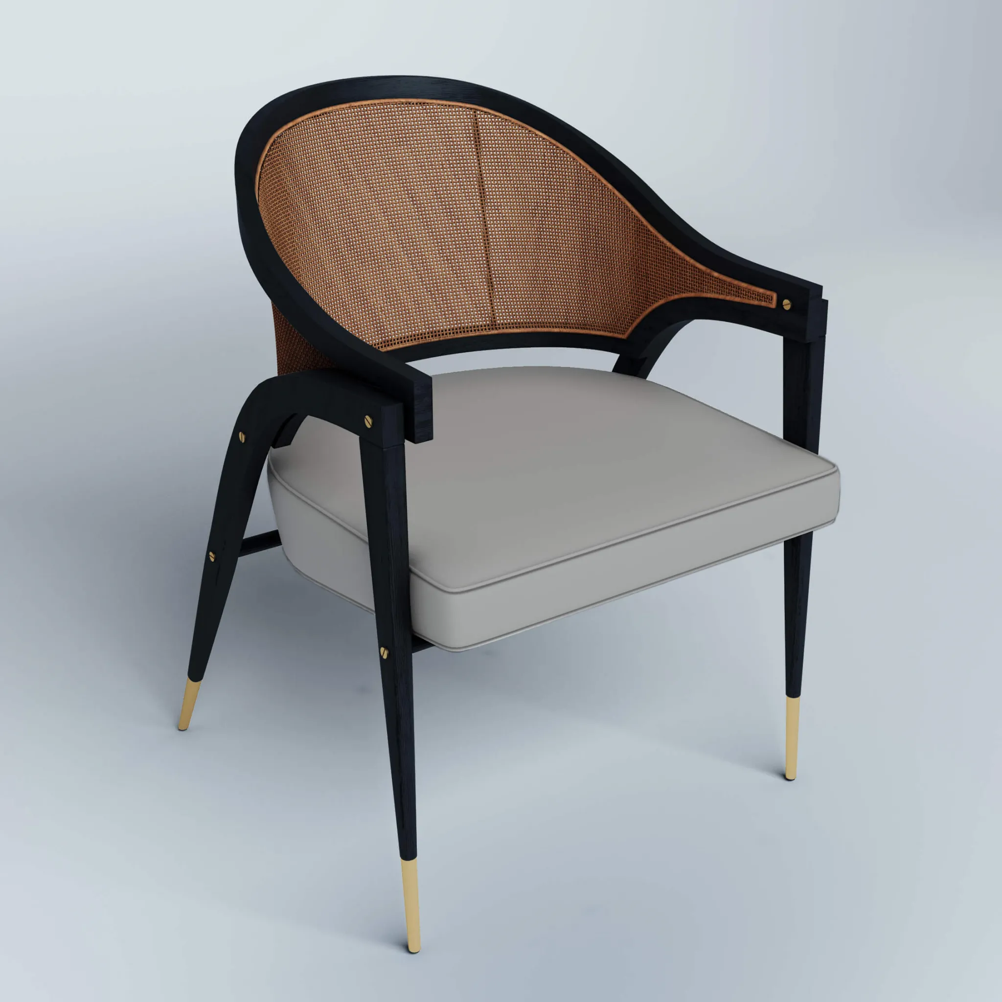 furniture – Dunbar armchairs – Edward Wormley 3ds Max