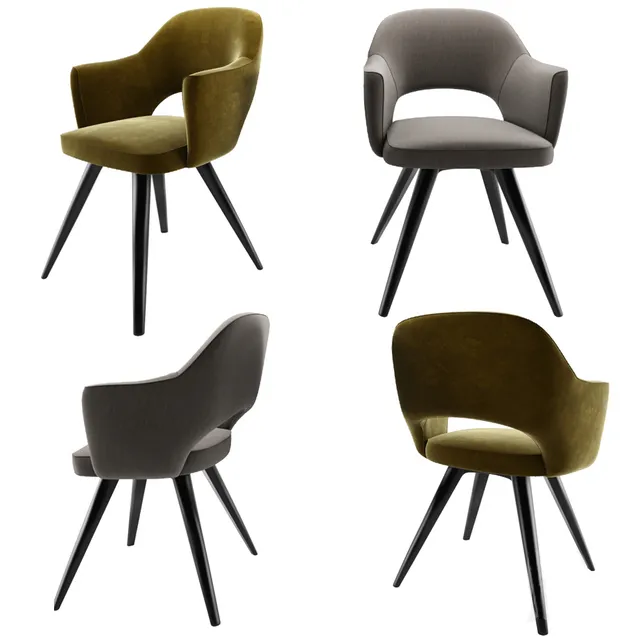 furniture – Eero Saarinen armchairs 008 3ds Max