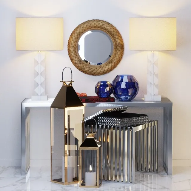 furniture – Eichholtz accessories set 4 3ds Max