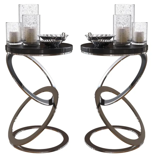 furniture – Eichholtz side table Bowls with accessories 3ds Max