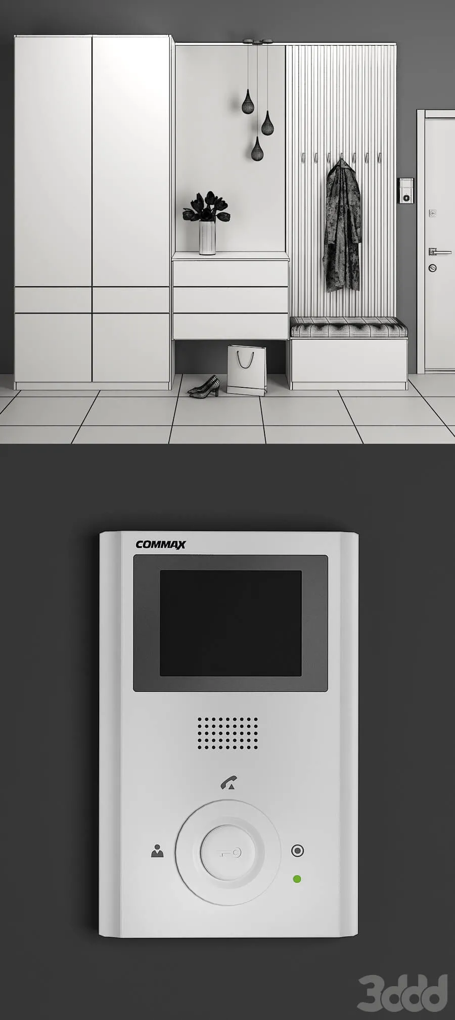 furniture – Entrance hall 25 3ds Max