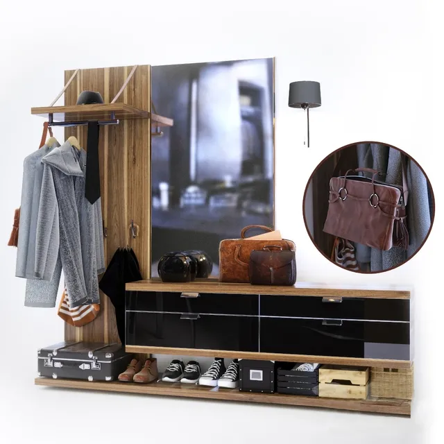 furniture – Entrance Hall With Filling 1 3ds Max