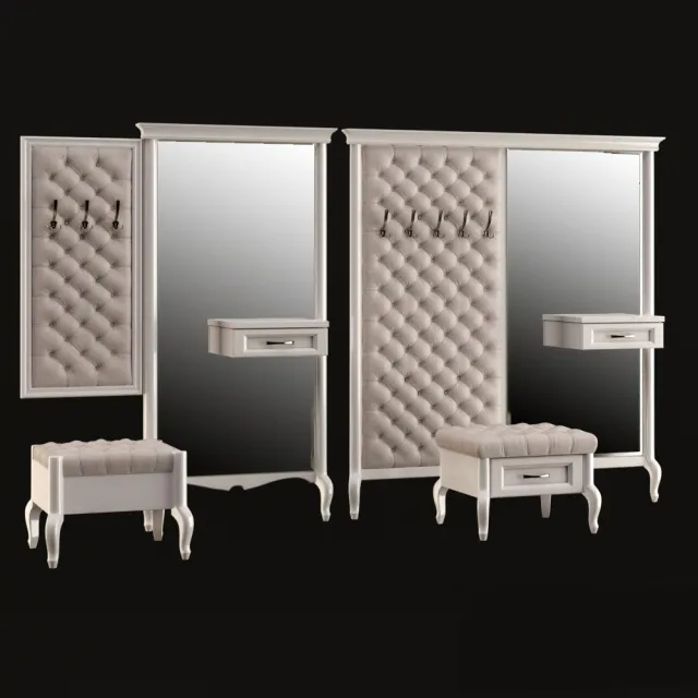 furniture – Entrance hallway. Sameba 10 3ds Max