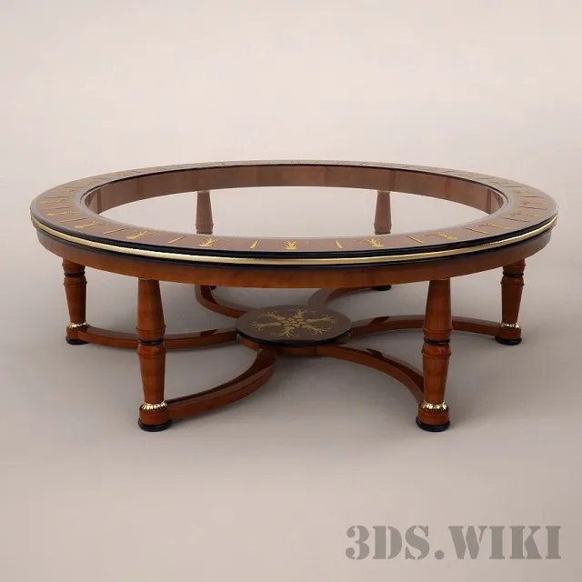 furniture – Epoca round table 3ds Max
