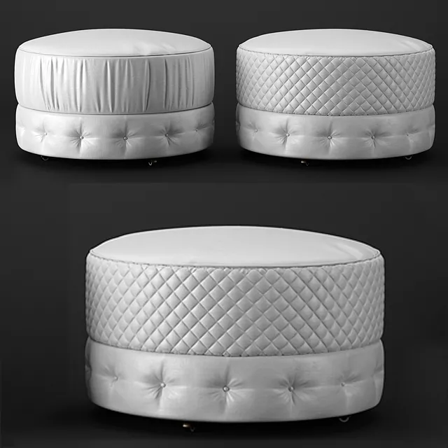 furniture – Estetica Manhattan pouf 3ds Max