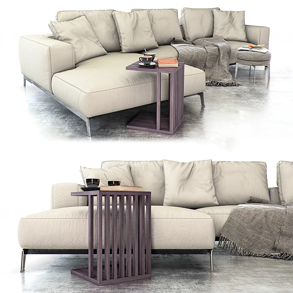 furniture – ETTORE sofa set 06 3ds Max