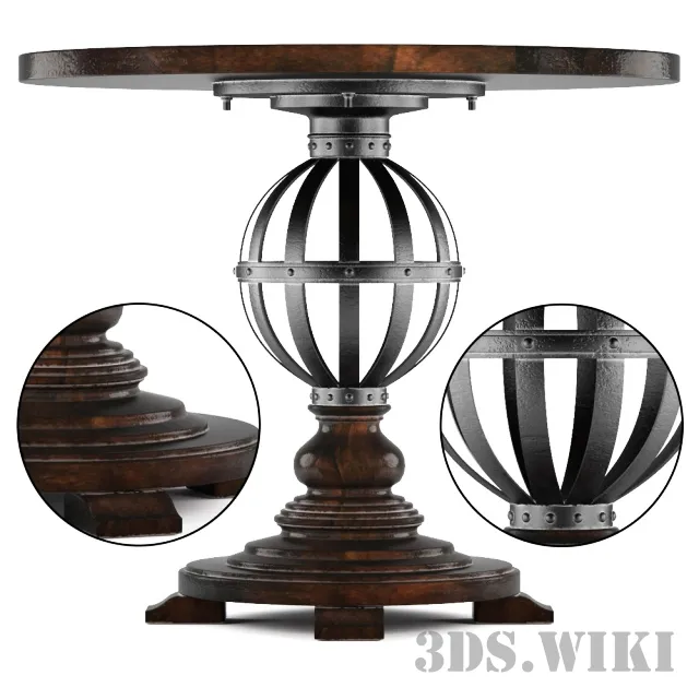 furniture – European Farmhouse Provencal Gardens Table 3ds Max