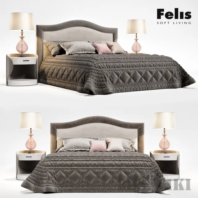 furniture – Felis Oscar bed 3ds Max