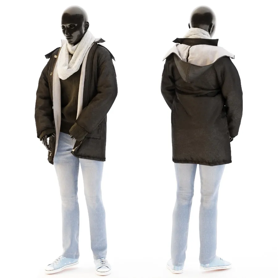 furniture – Female mannequin 2 3ds Max