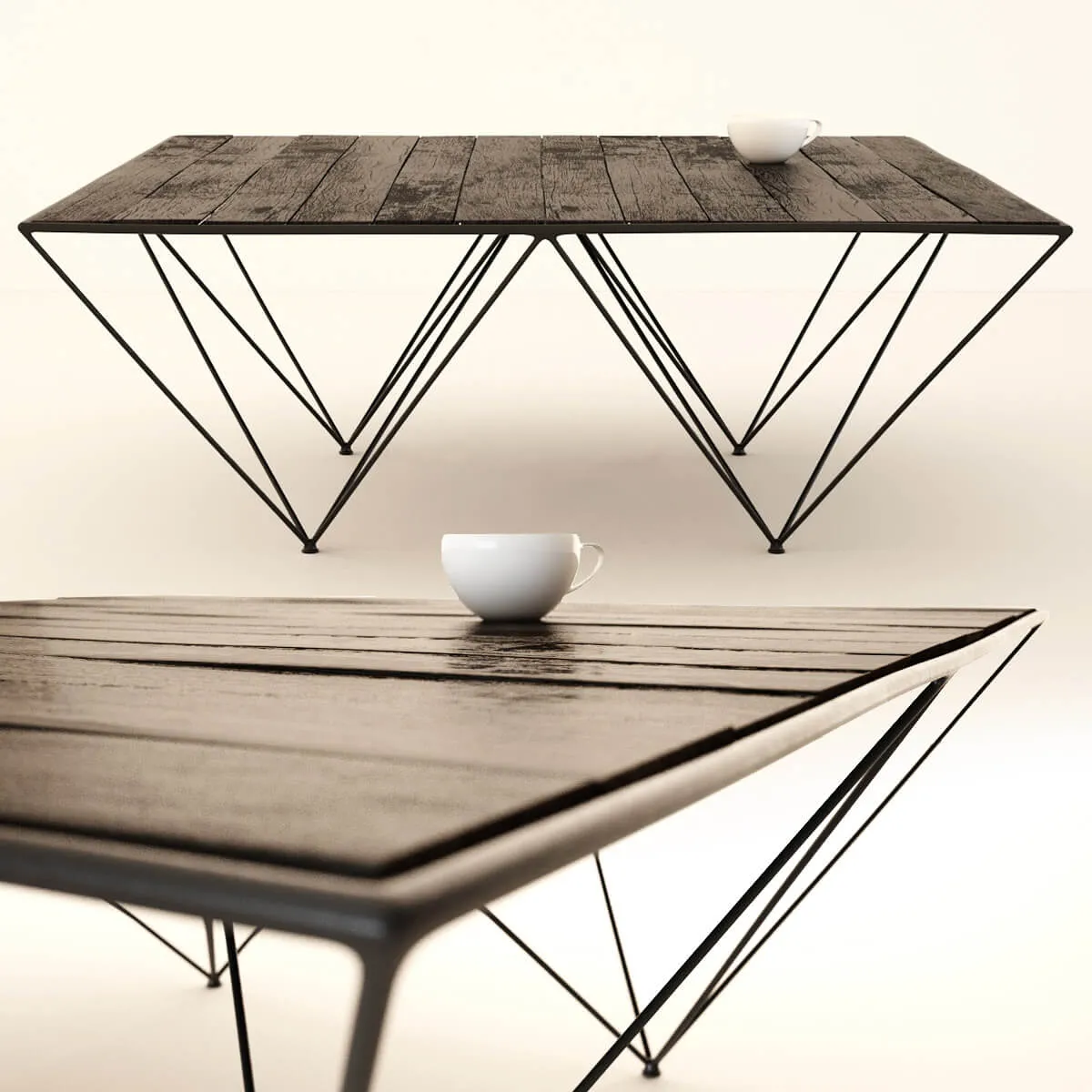 furniture – Flamant coffee table 8 3ds Max