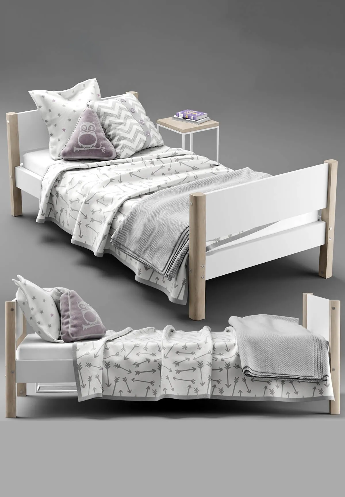 furniture – FLEXA SINGLE BED 1 3ds Max