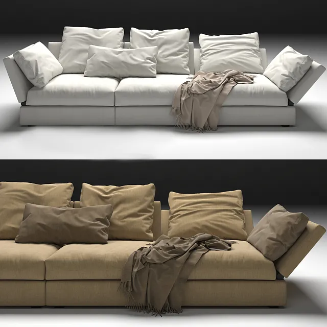furniture – Flexform sofa 003 3ds Max