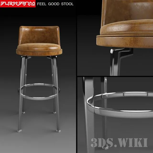 furniture – Flexform  stool 3ds Max