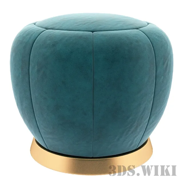furniture – Florence ottoman 3ds Max