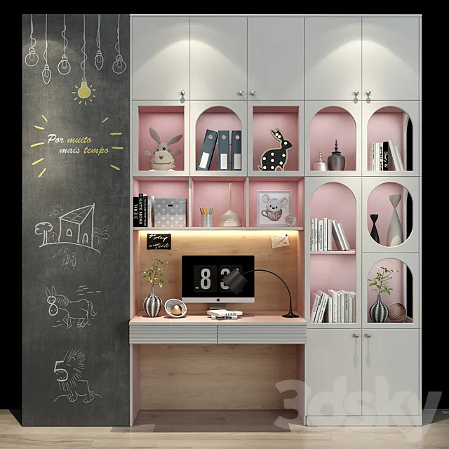 Furniture for a children 0253 3ds Max