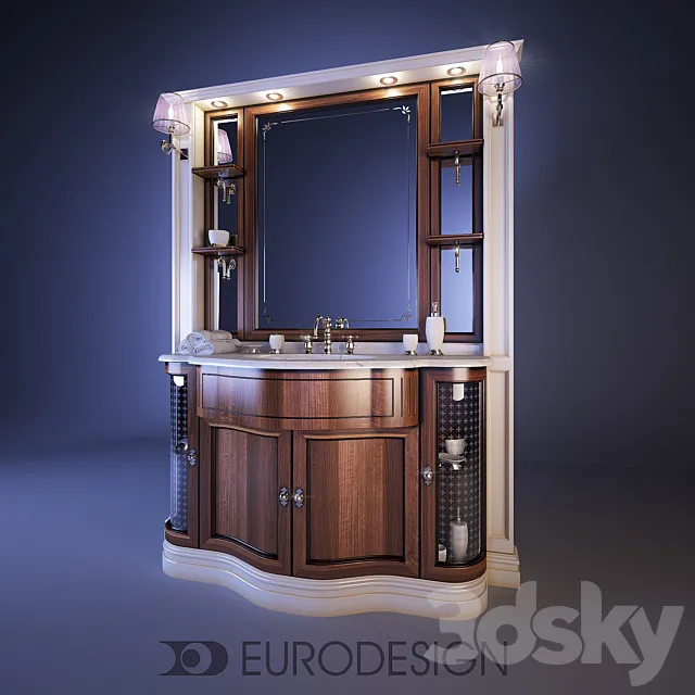 Furniture for bathrooms Eurodesign_IL_Borgo_grano_comp_40 3DS Max Model