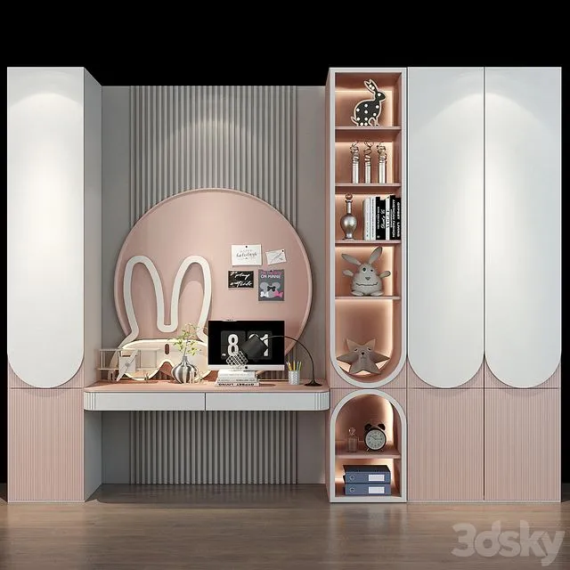 Furniture for children 0584 3dsMax Model