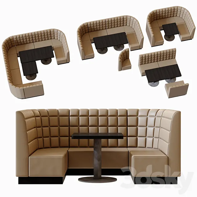 Furniture for restaurants 3DSMax File