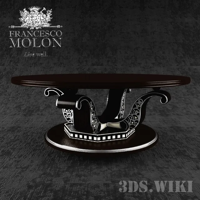 furniture – Francesco Molon table 3ds Max