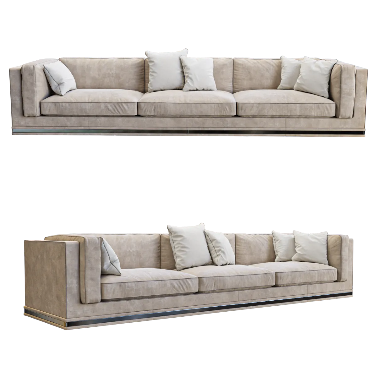 furniture – Fratelli Longhi Mason 3-seates sofa 3ds Max
