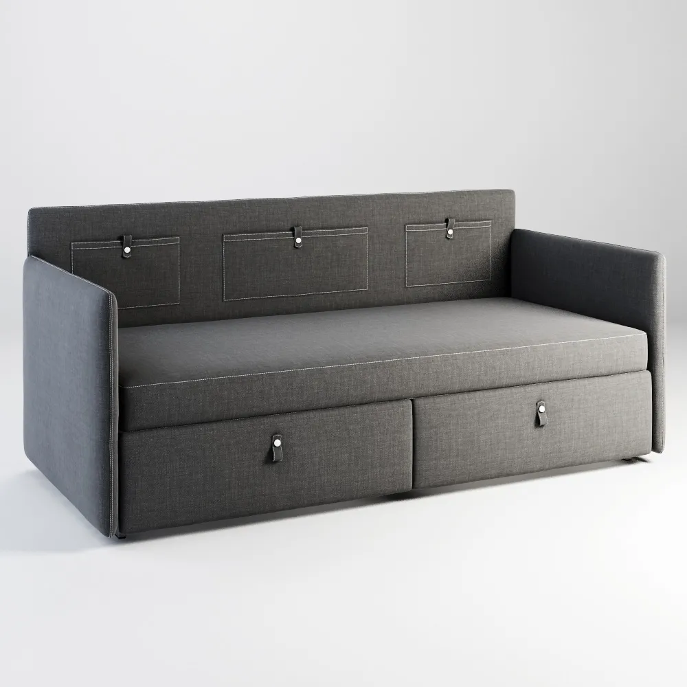 furniture – French  bed 3ds Max