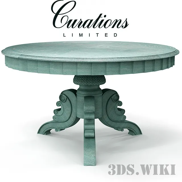 furniture – FRENCH ROUND TABLE FROM CURATIONS LIMITED 3ds Max